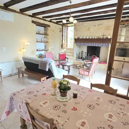 Charmante Maison Individuelle Avec Terrasse Et Bbq En Dordogne, Animaux Acceptes - Fr-1-616-185 Hétvégi ház Aubas